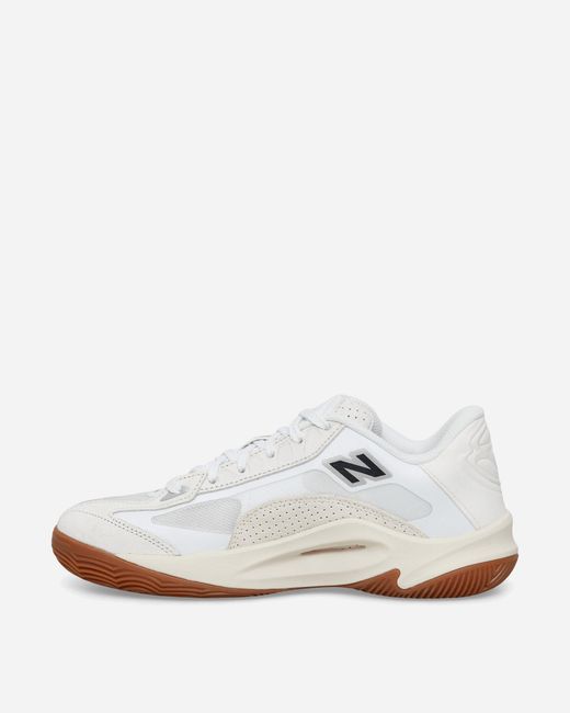 New Balance White P350 Sneakers / Sea Salt for men