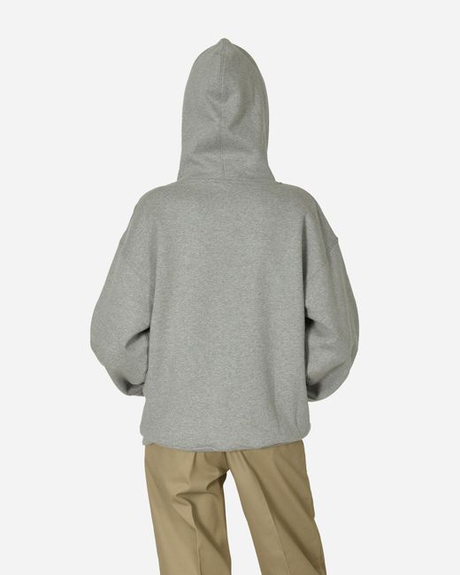 Nike Gray Solo Swoosh Thermo Fleece Hooded Sweatshirt Dark Heather