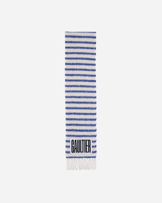 Jean Paul Gaultier Blue Marinière Scarf