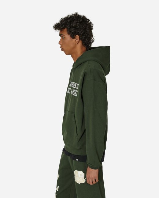 Museum of Peace & Quiet Green Campus Hoodie Forest for men
