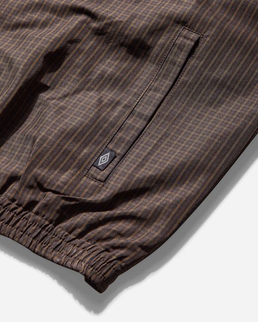 Umbro Mini Check Track Jacket in Brown for Men | Lyst UK