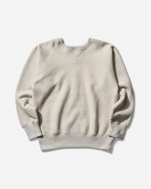 Champion Natural Men S Made In Japan Crewneck Sweatshirt Silver Gray for men