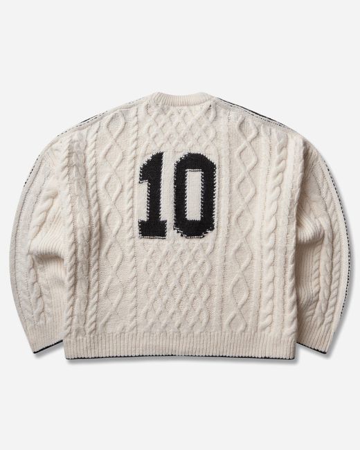 Adidas Gray Women S Cable Knit Sweater Core / Black