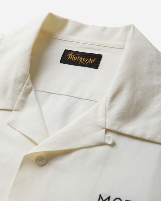 Visvim Natural Men S Crosby Shortsleeve Shirt for men