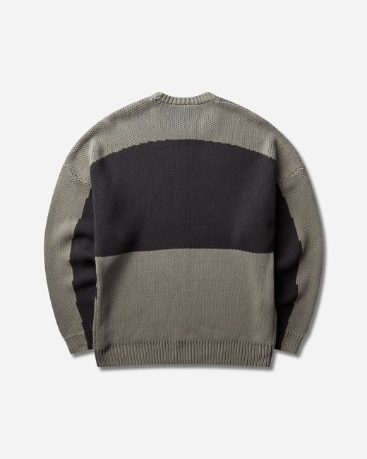 Adidas Gray Men S Munich 93 Crewneck Sweater Silver Pebble / Utility Black for men