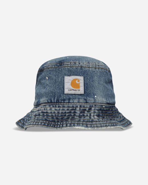 Carhartt Blue Belmar Bucket Hat (Destroy Wash) for men