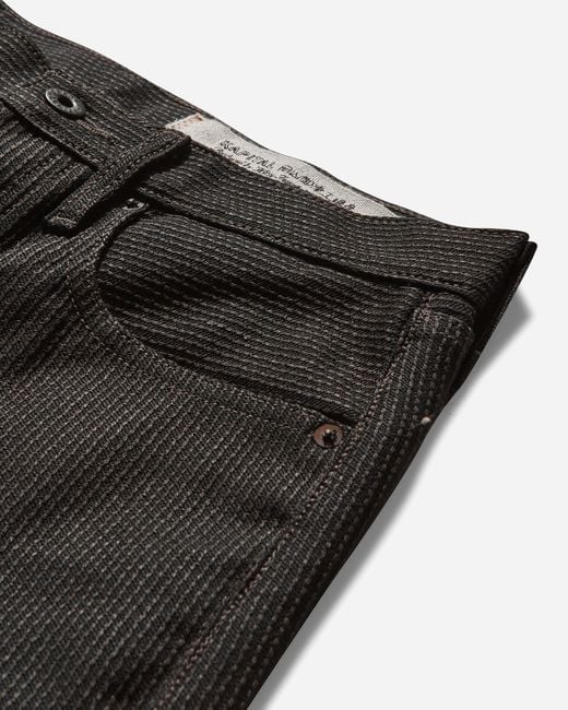 Kapital Black S Century Denim No.9 Monkey Cisco Pants Mud Dye for men