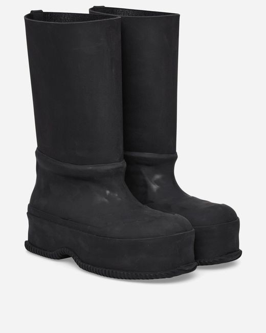 Matthew Williamson Black Hi Rubber Boots for men