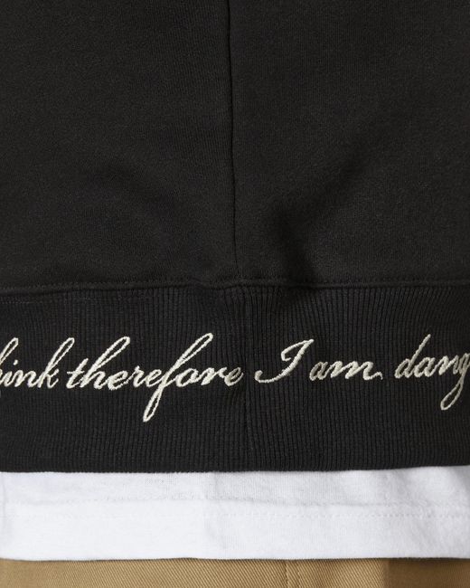 Pleasures Black Discourse Hooded Sweatshirt for men