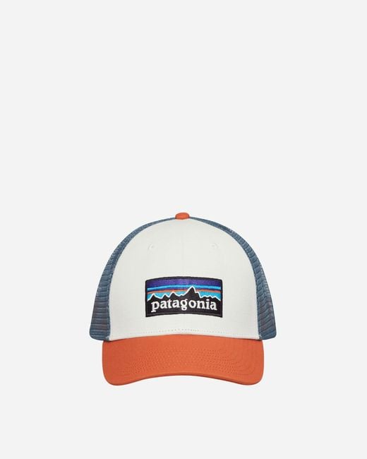 Patagonia P 6 Logo Lopro Trucker Hat Redtail in Blue for Men Lyst UK
