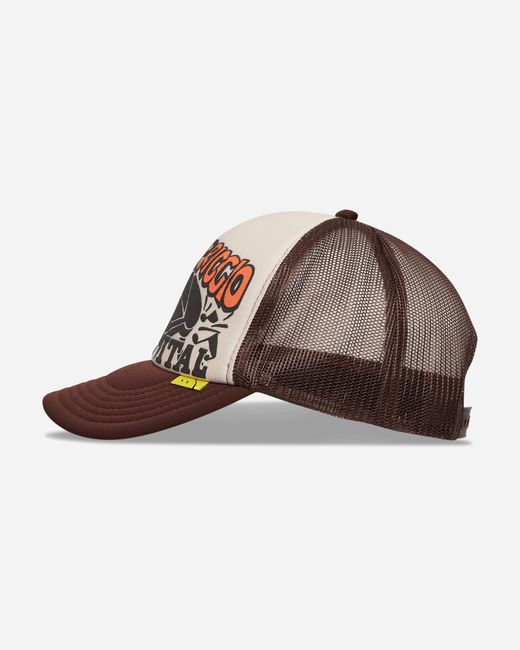 Kapital Brown Life Kapriccio Track Cap Ecru for men