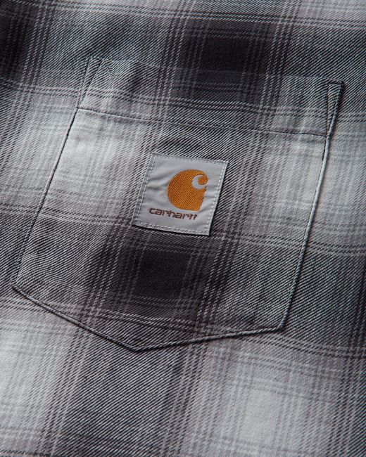 Carhartt Gray Tyers Longsleeve Shirt for men
