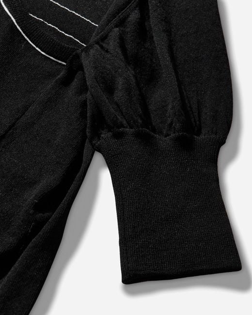 Kiko Kostadinov Black S Kreiner Knit Polo