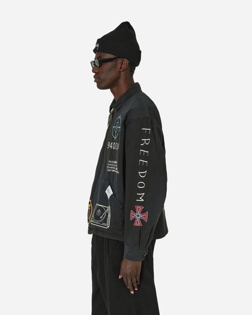 Neighborhood Black Savage Souvenir Jacket for men