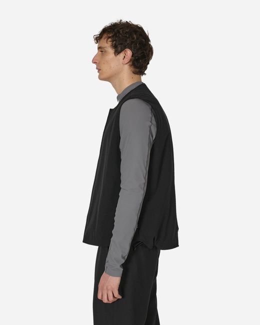 GR10K Black Ibq Thin Padded Vest for men