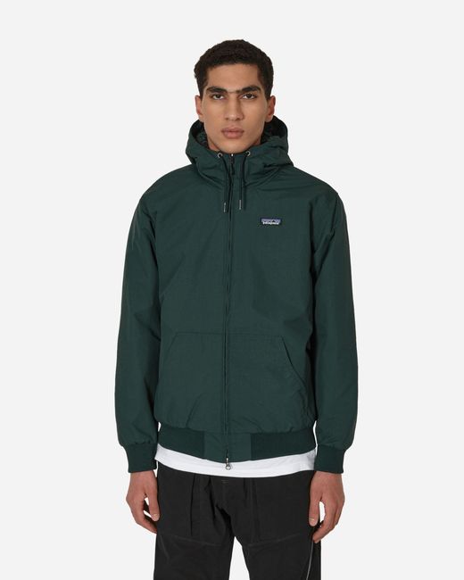 Patagonia Lined Isthmus Hooded Jacket in Green for Men | Lyst