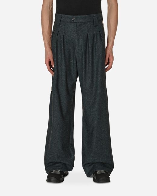 Kiko Kostadinov Black Xolo Pleated Trousers for men