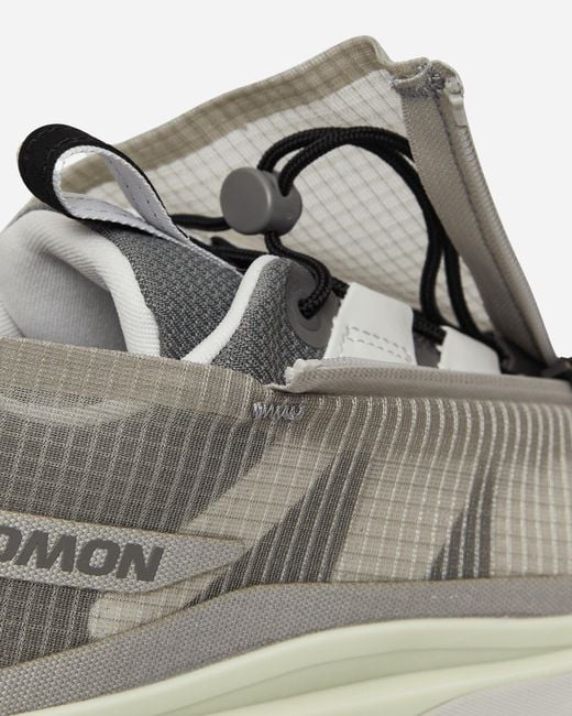 Salomon White Odyssey Elmt Advanced Clear Sneakers Glacier Gray / Ghost Gray for men