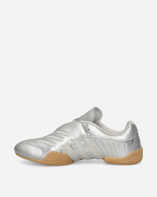 Adidas White Women S Taekwondo Mei Elite Sneakers Silver Metallic