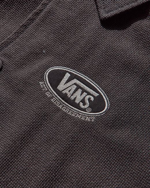 Vans Brown Act Of Disagreement A-abrasion Coach Jacket Anthracite for men