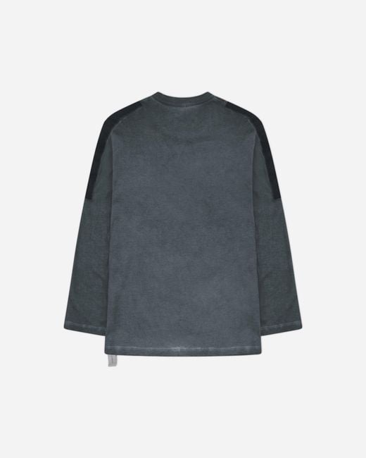 Oamc Peacemaker Blue S Velcro Applique Longsleeve T-Shirt Light for men
