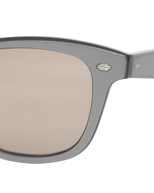 Garrett Leight Gray Slam Jam Calabar Sunglasses for men