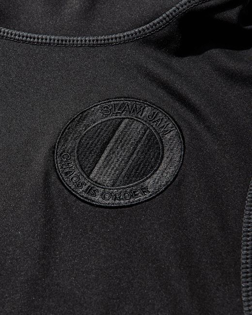 Kappa Black Kombat Xxv Slam Jam Performance Ls Active Jersey Smoke Charcoal for men