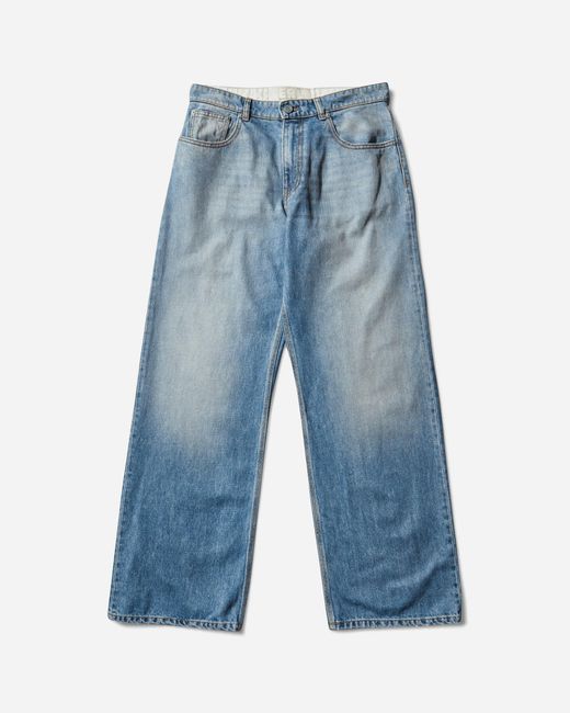 ERL Blue Men S Breakwater Wash Jeans Indigo for men