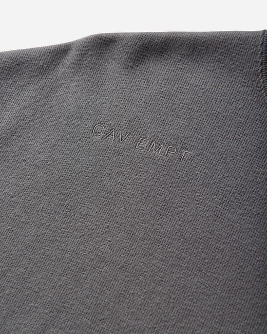 Cav Empt Gray S Dbl Knit Shortsleeve Crewneck Sweatshirt Khaki for men