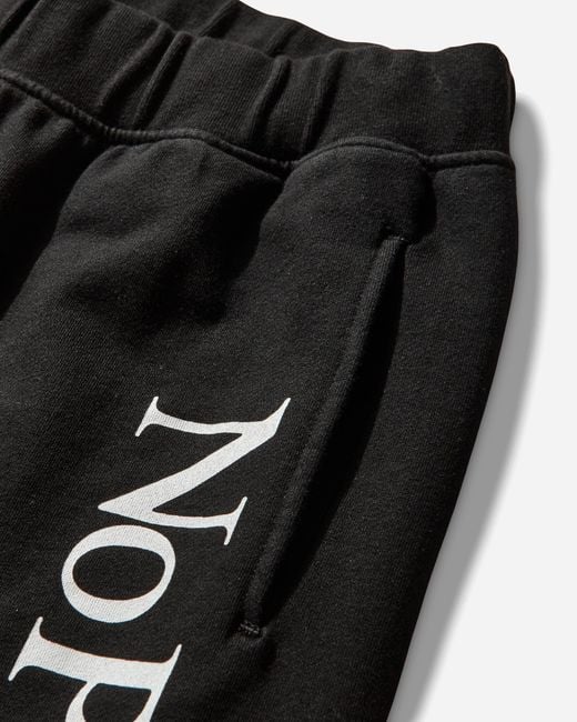 No Problemo Black Logo Sweatshorts for men