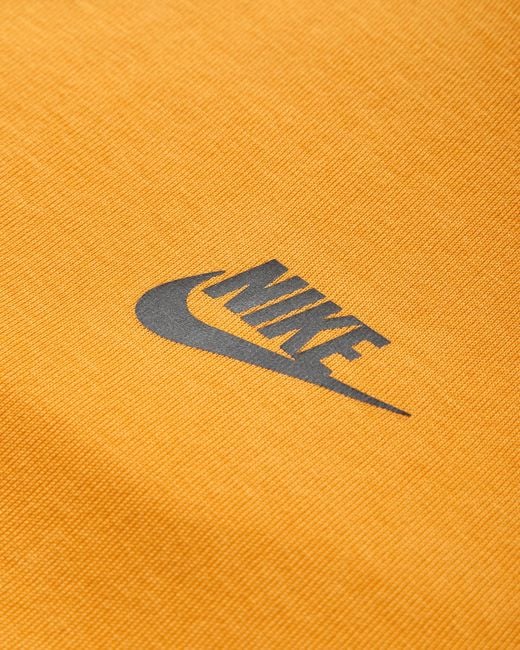 Nike Orange Tech Fleece Full-Zip Hoodie Sundial for men