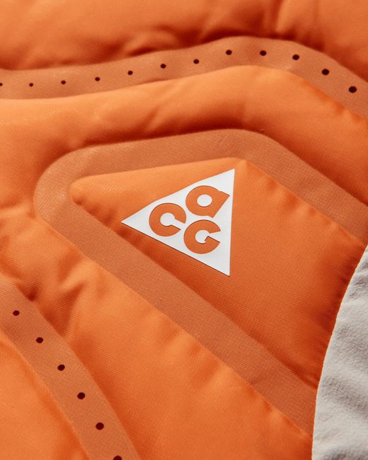 Nike Men S Acg Lava Loft Therma-fit Jacket Safety Orange / Cream Ii for men