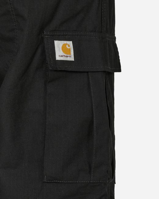 Carhartt Black Regular Cargo Pants (Rinsed) for men