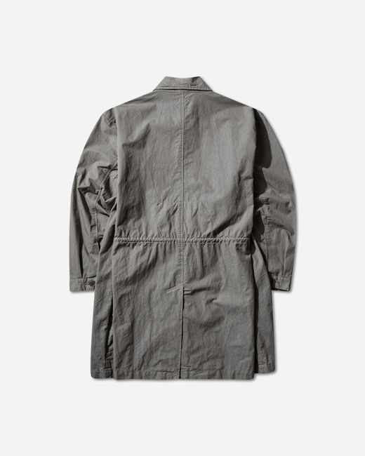 ステンカラーコート c.e cavempt overdye long coat Cav Empt Men S Overdye Cn Long Coat in Gray for Men | Lyst