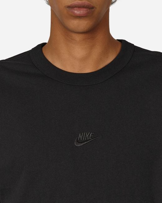 Nike - Premium Essentials - T-shirt oversize épais - Noir