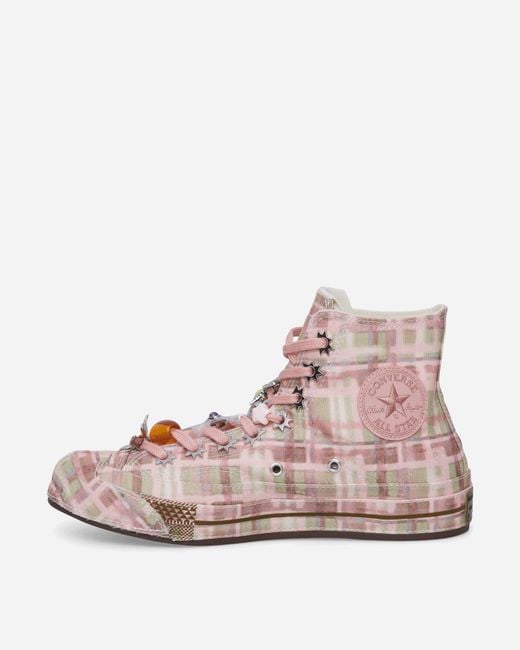 Converse Pink Collina Strada Chuck 70 Sneakers Mellow Rose / Fir Green / Spinach for men