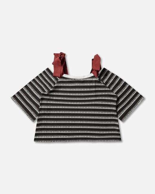 Undercover Black S Bow Top Border