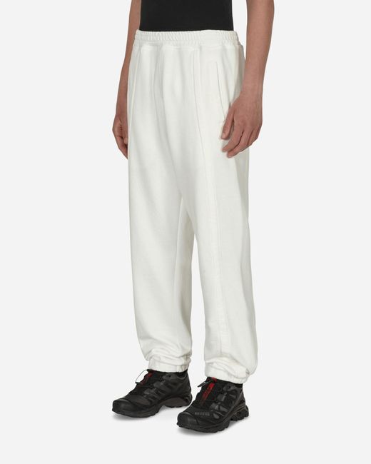 SLAM JAM Panel Basic Sweatpants White for men