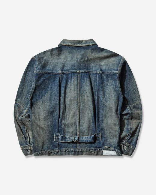 Neighborhood Blue Men S Savage Denim Type-1 Jacket Indigo for men