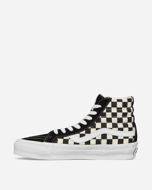 Vans White Og Sk8-hi Lx Sneakers Checkerboard for men
