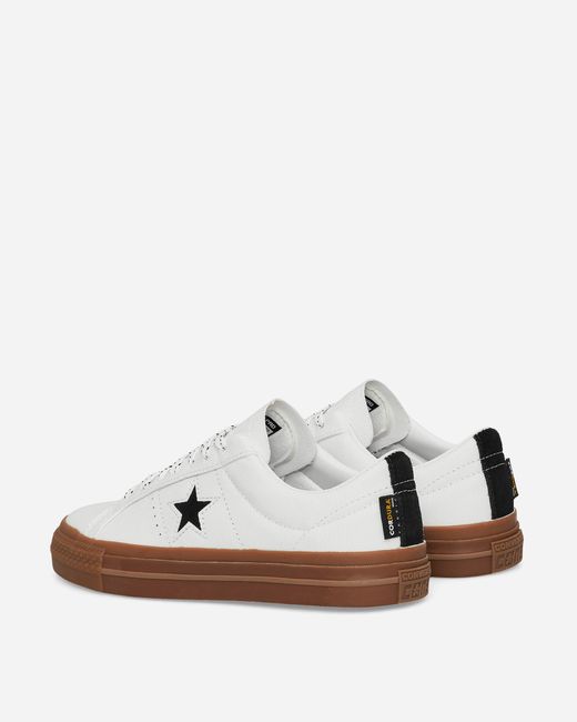 Converse one star white cheap canvas