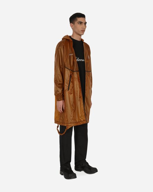 Undercover Brown Packable Parka Jacket for men