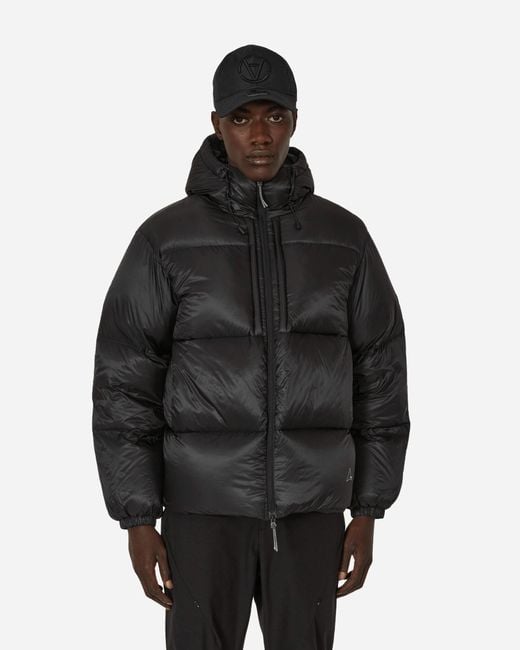 Roa Black Heavy Down Jacket for men