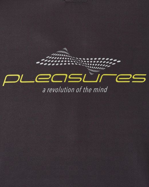 Pleasures Black Mind Soccer Jersey T-shirt for men