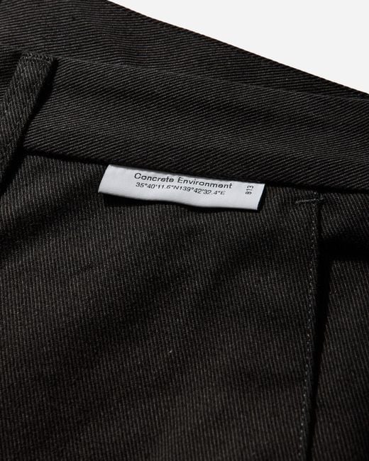 (w)taps Black S Wrkt2001 Trousers for men