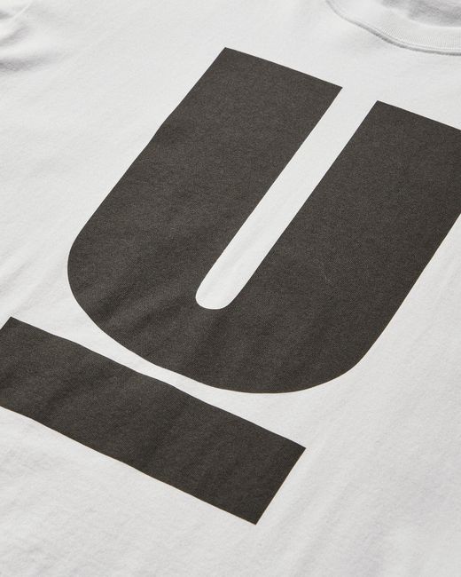 Undercover White S U Signature T-Shirt for men