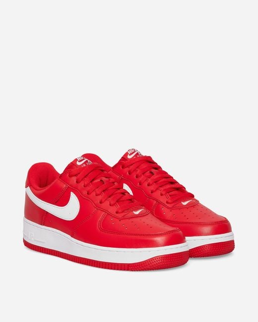 Nike Air Force 1 Low Retro Color Of The Month 'university Red' for men