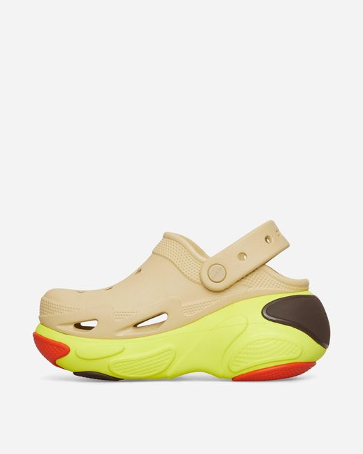 CROCSTM Yellow S Bubble Crush Clogs Sesame