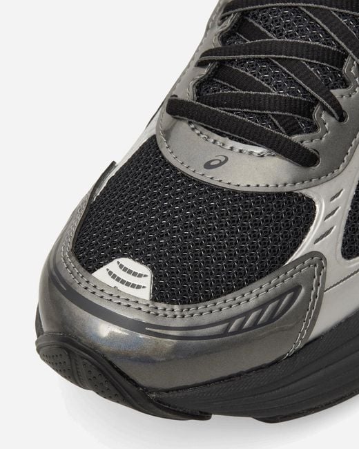 Asics Black Gel-Kinetic Fluent Sneakers Graphite for men