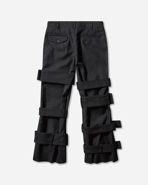 Comme des Garçons Black S Buckle Trousers for men